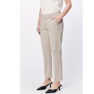 NWOT Dear‎ John Hampton Trouser Cut Pants Ivory Chino Women 29